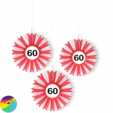 Viseča pahljača za 60 let